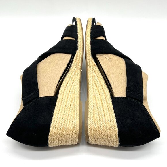 Lifestride Womens Size 9 Siesta Black Espadrilles Wedges Sandals Shoes‎ - Picture 8 of 14